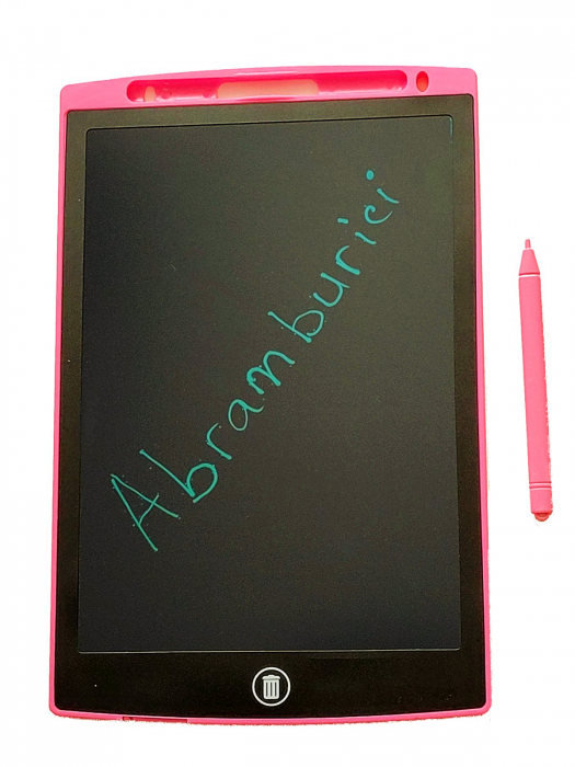 Tabletă LCD electronică 12 inch - Scrie și șterge diferite culori [5]