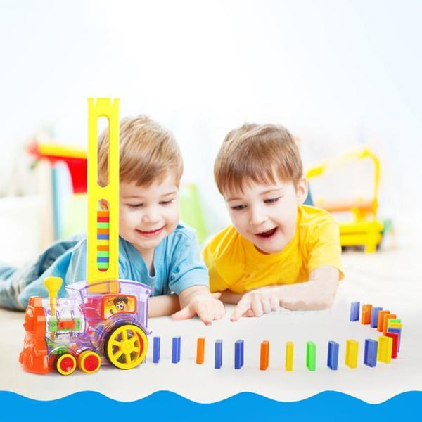 Trenuleţ interactiv DOMINO Electric Domino Train [4]