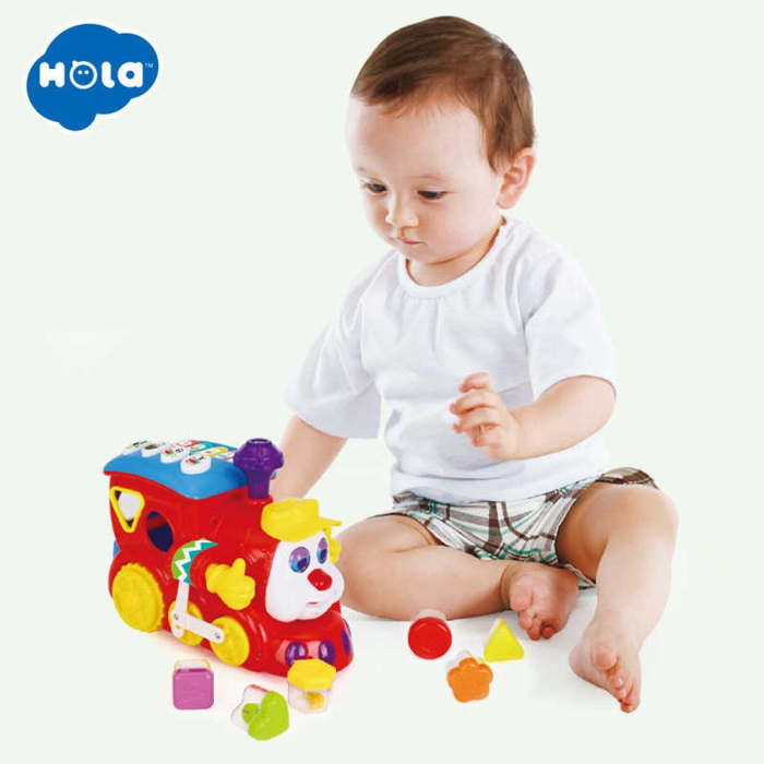 Trenuletul educativ cu sunete, lumini si sortator de forme HOLA [5]