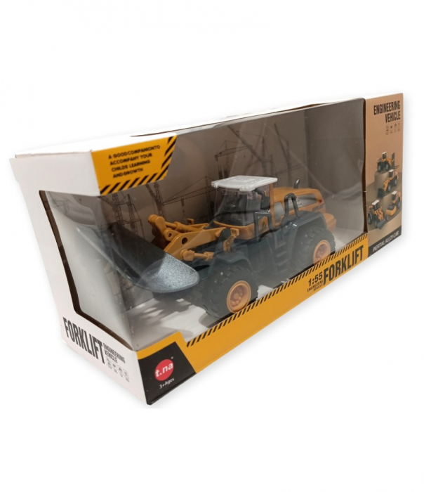Vehicul utilitar de constructii 1:55 19 cm Forklift 2 [3]