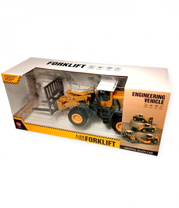 Vehicul utilitar de constructii 1:55 19 cm Forklift [2]