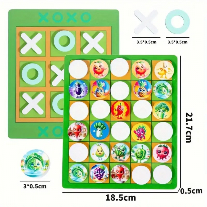 X si 0 si Joc de memorie animale 2 in 1 [2]
