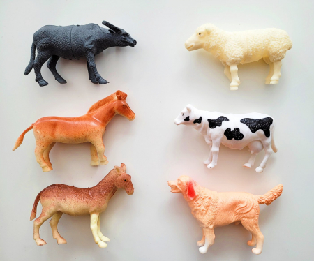 Jucării de rol - Set 6 figurine animale de la fermă 2