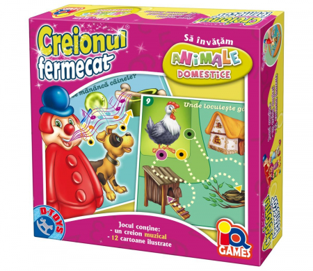 Jocuri Didactice - Creionul fermecat  - Să învățăm animale domestice