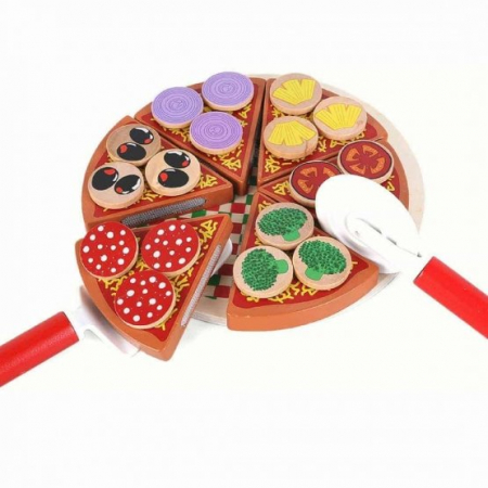 Jucării de rol - Jucărie tip Montessori din lemn FELIAZĂ PIZZA