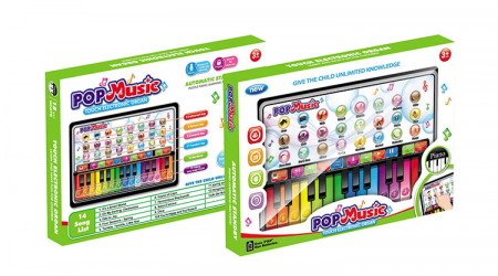 Jucării interactive - Orgă de jucărie cu touch Pop Music Touch electronic organ