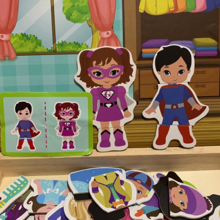 Joc magnetic Potrivește Personajele - Character pairing [2]