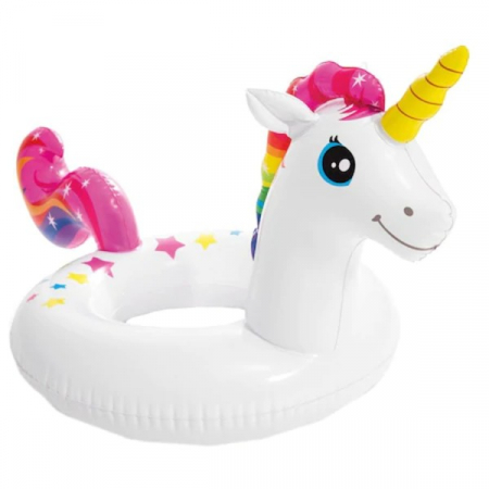 Articole pentru plajă - Colac gonflabil INTEX 107 cm x 58 cm Unicorn