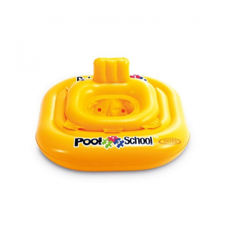 Colac gonflabil Intex Pool School Deluxe Baby Float 79 cm x 79 cm - 11-15 kg/ 1-2 ani [1]