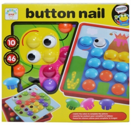 Jucării creative - Joc creativ mozaic cu butoni Button Idea