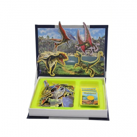 Carte magnetică puzzle Dinozauri [1]