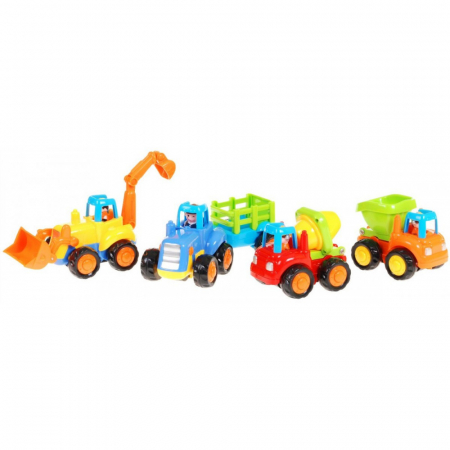 Set mașinuțe utilaje de construcții și munci agricole Hola [1]