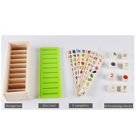 Joc Montessori de sortare și asociere imagini - Knowledge classification box în limba română [4]