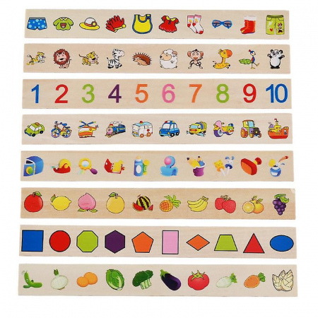 Joc Montessori de sortare și asociere imagini - Knowledge classification box în limba română [6]
