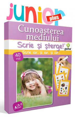 Cărţi de activităţi - Cunoașterea mediului SCRIE ȘI ȘTERGE! JUNIOR PLUS
