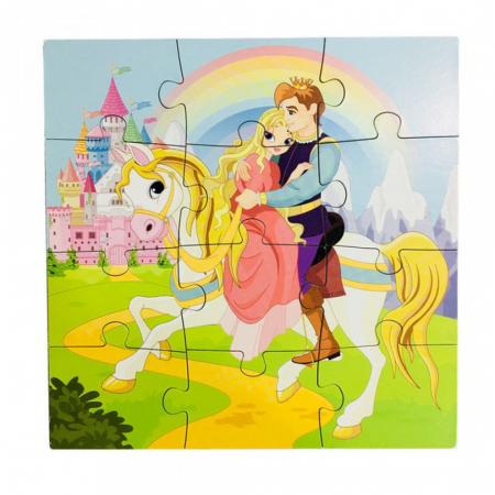 Set 4 puzzle din lemn PRINȚESE [2]