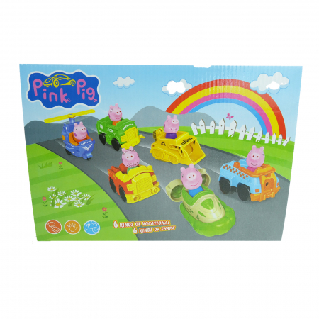 Set 6 maşinuţe cu figurine PEPPA PIG [1]