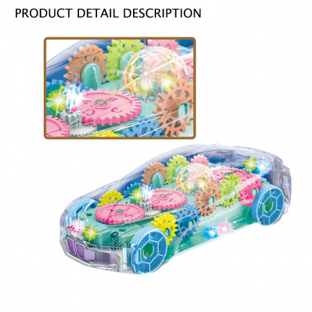MAŞINUŢĂ cu sunete şi lumini cu carcasă transparentă CONCEPT RACING CAR [4]