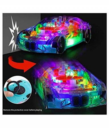 MAŞINUŢĂ cu sunete şi lumini cu carcasă transparentă CONCEPT RACING EDUCATIONAL TRANSPARENT 2 [4]