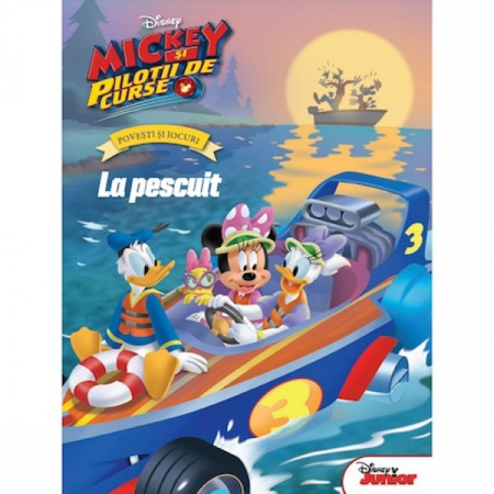 Cărţi de activităţi - Disney. Mickey și piloții de curse. La pescuit. Povești și jocuri