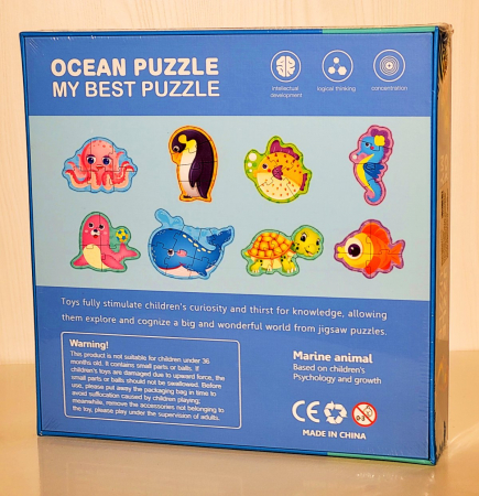 Puzzle din 36 de piese ANIMALE OCEAN [1]