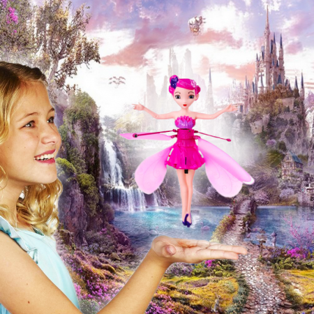 PROMOŢII - Jucărie interactivă zână zburătoare cu baterie reîncărcabilă - Princess aerocraft