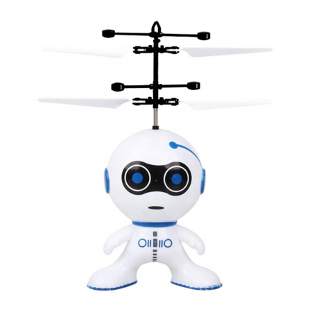 PROMOŢII - Jucărie interactivă cu lumini robot zburător cu baterie reîncărcabilă - Induction aircraft