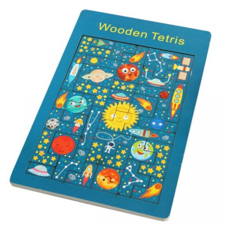 Joc educativ din lemn TETRIS PLANETE [1]
