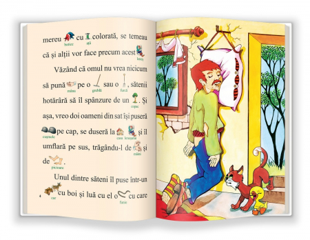 ÎNVĂŢ SĂ CITESC! NIVELUL 1. Povestea unui om leneș [2]