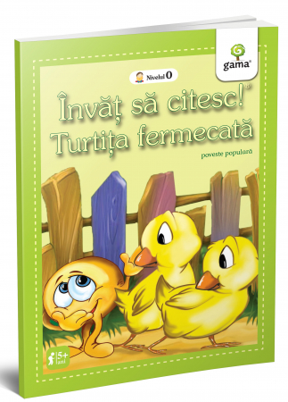 Cărţi cu autocolante - ÎNVĂȚ SĂ CITESC! NIVELUL 0. Turtiţa fermecată