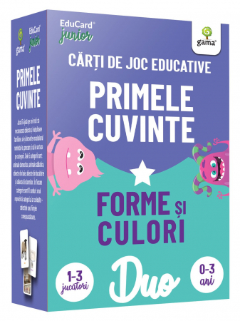 CĂRȚI - DuoCard - Primele cuvinte • Forme si culori