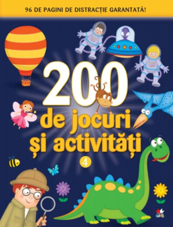 CĂRȚI - 200 de jocuri și activități. Vol. 4