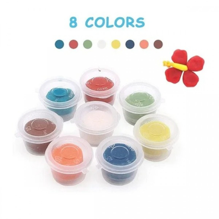 Gentuta cu plastilina si forme de modelat Colored clay Funny Lucky [2]