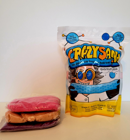 Set nisip pentru modelat 3 culori si forme CRAZY SAND [2]