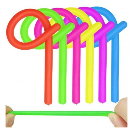 Jucării senzoriale - Set 6 jucarii senzoriale superelastice 26 cm-2 m