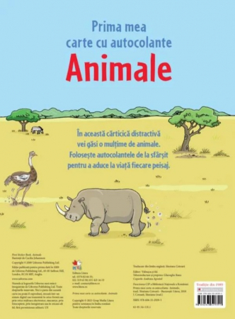 Animale. Prima mea carte cu autocolante [1]