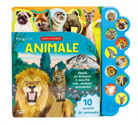 Bebe învaţă - Bebe invata. Animale. Carte cu sunete