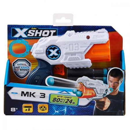 Jucării de rol - Blaster X-Shot Excel Mk 3, 8 proiectile