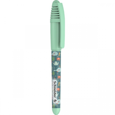 Blister stilou cu penita Schneider Zippi verde animale marine [1]