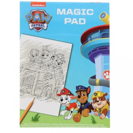 Cărţi de colorat - Bloc De Desen Magic Paw Patrol