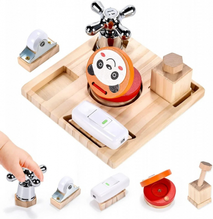 Jucării de rol - Busy board tip puzzle figuri geometrice