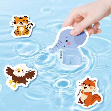Carte cu stickere reutilizabile dinozauri Magic Vinyl Stickers [2]