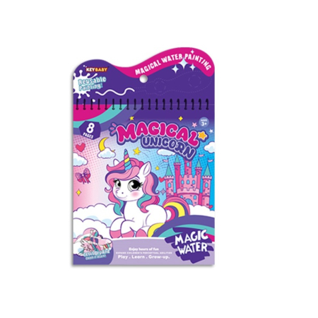 Carte de colorat cu apa Magic Water Unicorni 8 pagini [1]