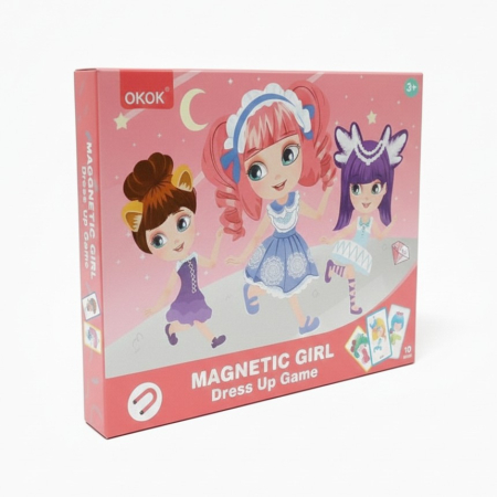 Carte magnetică puzzle Imbraca fetita Magnetic Girl dress up game [5]