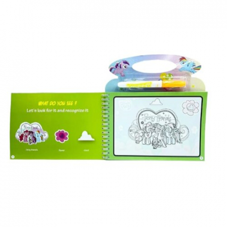 Carte reutilizabilă de colorat cu apă Magic Water Book- My Little Pony [1]