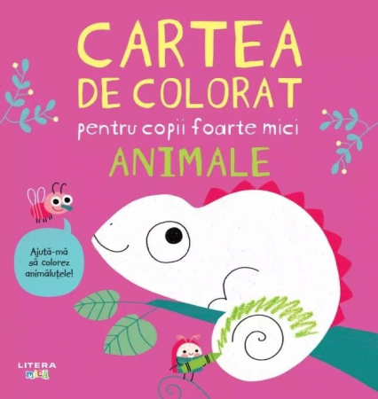 Cărţi de colorat - Cartea de colorat pentru copii foarte mici. Animale