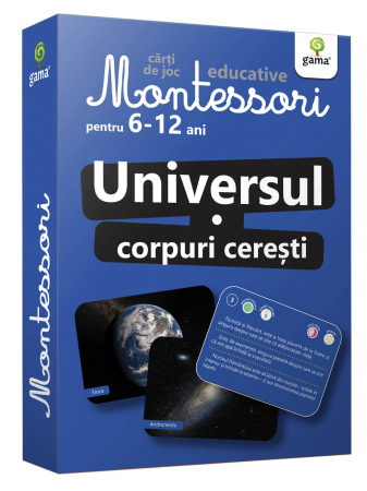 CĂRȚI - CĂRȚI DE JOC MONTESSORI PENTRU 6-12 ANI. Universul. Corpuri cerești