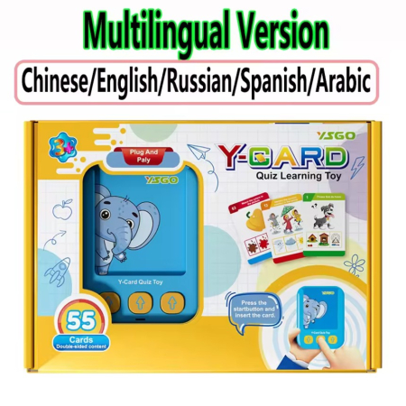 Cititor de carduri cu intrebari si raspunsuri in limba engleza Y CARD QUIZ LEARNING TOY [7]
