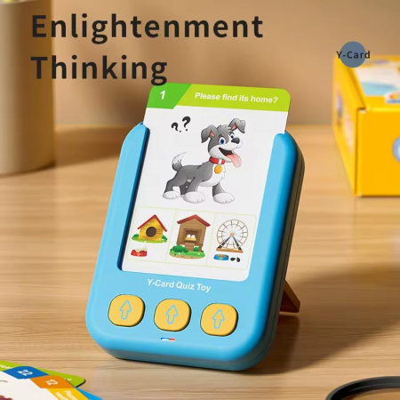 Cititor de carduri cu intrebari si raspunsuri in limba engleza Y CARD QUIZ LEARNING TOY [1]