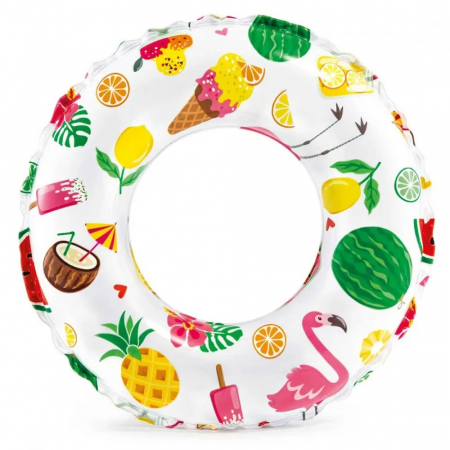 Articole pentru plajă - Colac gonflabil inot pentru copii 3-6 ani, 51 cm INTEX model fructe